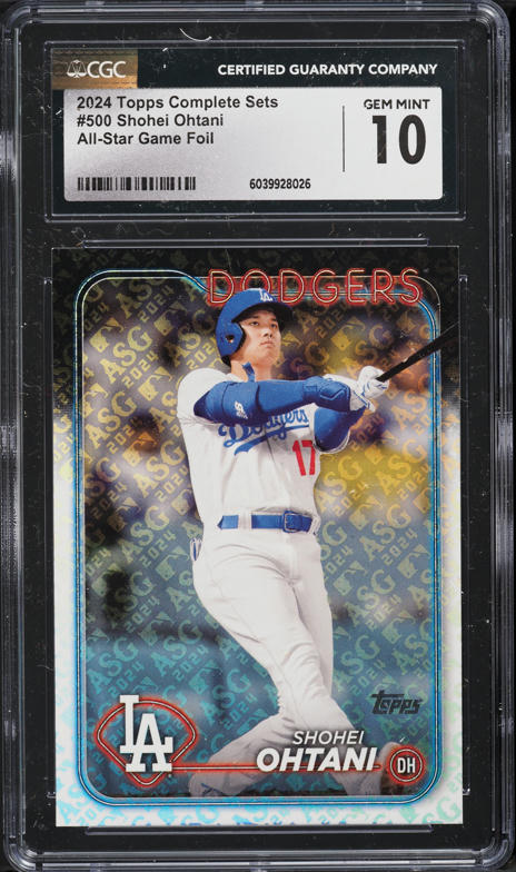 2024 Topps Stars Of MLB Shohei Ohtani #SMLB55 BGS 9.5 GEM