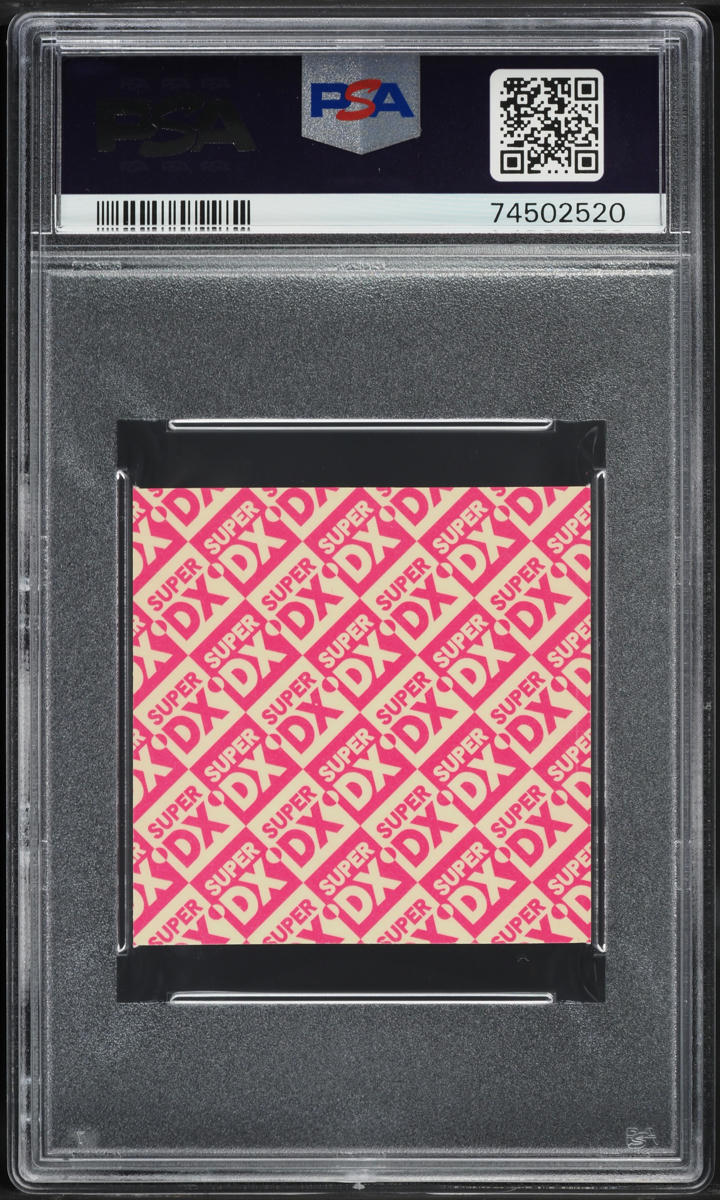 1998 Pokemon Japanese Amada Super DX Stickers Gengar #D63 PSA 10 GEM MINT
