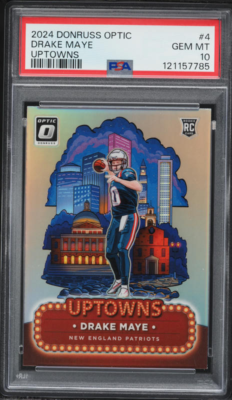 2024 Absolute Kaboom! Horizontal Drake Maye ROOKIE #8 PSA 9 MINT