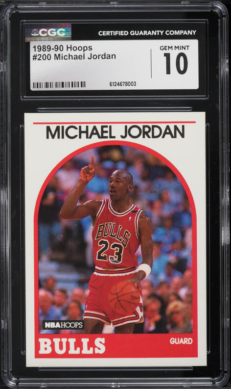 1989 Hoops Michael Jordan #200 PSA 10 GEM MINT on Fanatics Collect