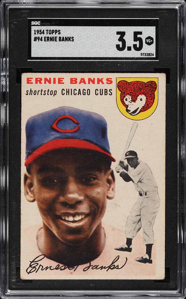 1954 Topps Ernie Banks ROOKIE #94 SGC 3.5 VG+