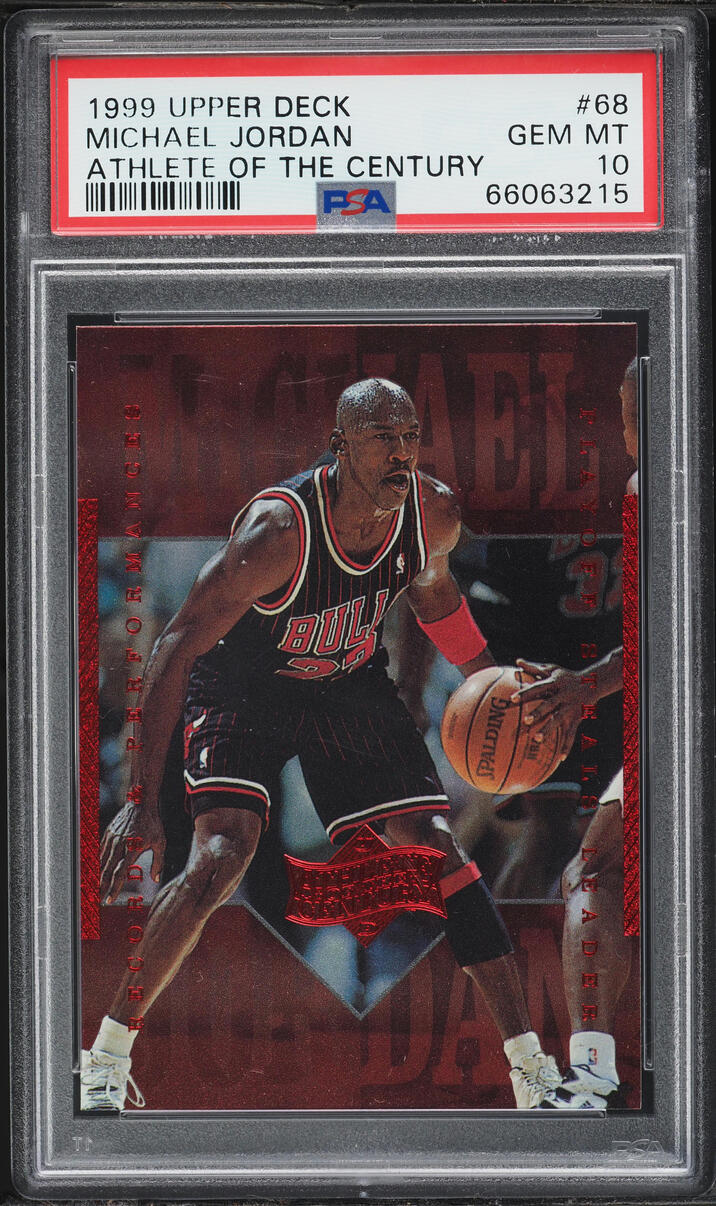 1999 Upper Deck MJ Athlete Of The Century Michael Jordan #68 PSA 10 GEM MINT