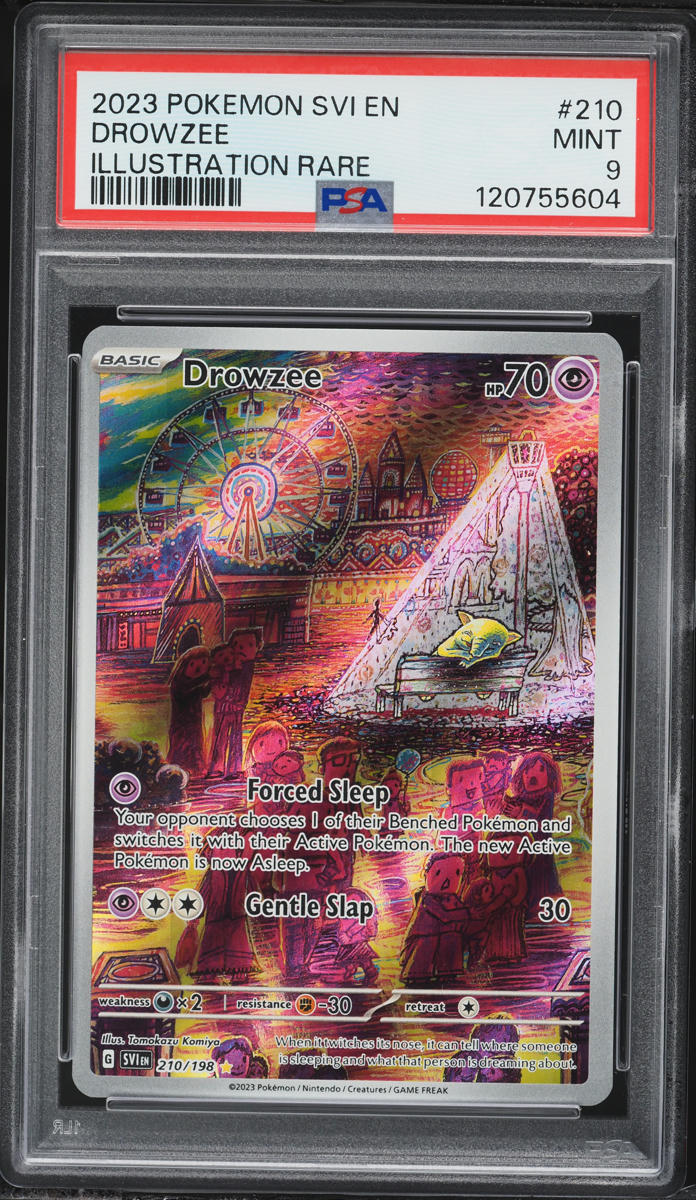 2023 Pokemon Scarlet & Violet IR Drowzee #210 PSA 9 MINT