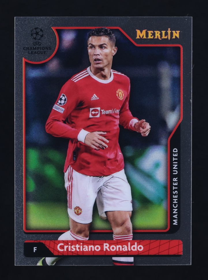 2021 Topps Merlin Chrome UEFA Champions League Cristiano Ronaldo #7 MBA AUTH