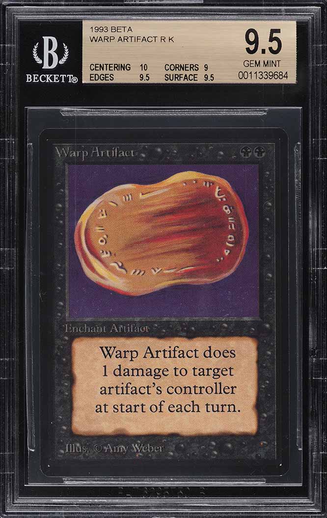 1993 Magic The Gathering MTG Alpha Nightmare BGS 8.5 NM-MT+ on