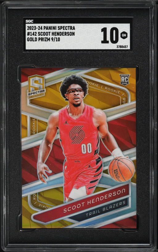 2023 Panini Prizm Silver Scoot Henderson ROOKIE #141 PSA 10 GEM