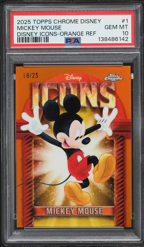2024 Disney Lorcana D23 Expo Promo Mickey Mouse #07 PSA 10 GEM