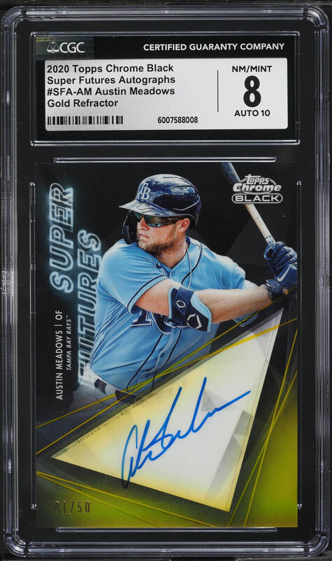 2024 Topps Chrome Black Super Futures Adley Rutschman AUTO