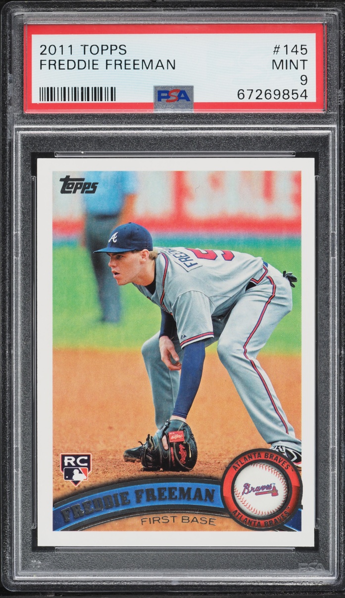 2011 Topps Freddie Freeman ROOKIE #145 PSA 9 MINT