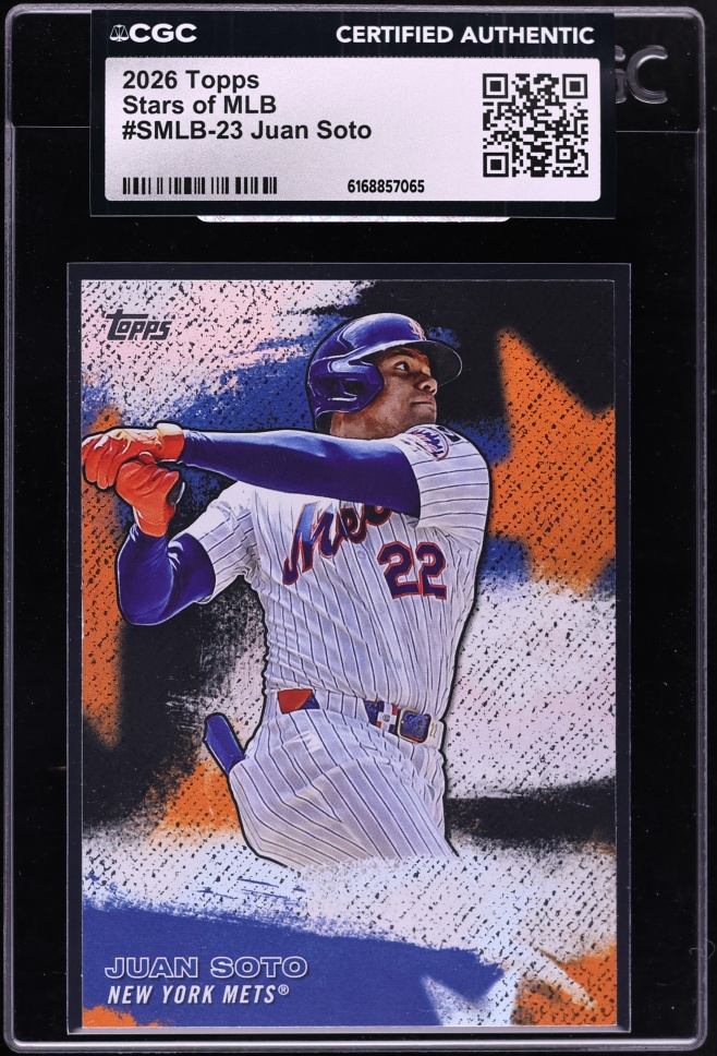 2026 Topps Stars Of MLB Juan Soto #SMLB-23 CGC AUTH