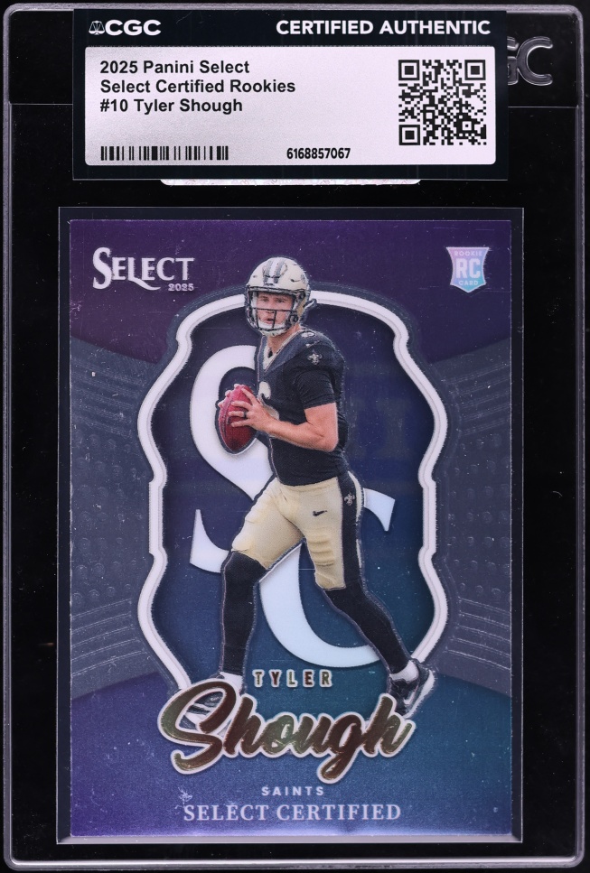 2025 Select Certified Tyler Shough ROOKIE #10 CGC AUTH
