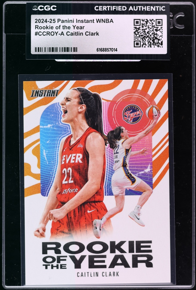 2024 Panini Instant WNBA Of The Year Caitlin Clark ROOKIE /115750 #CCROY-A CGC AUTH