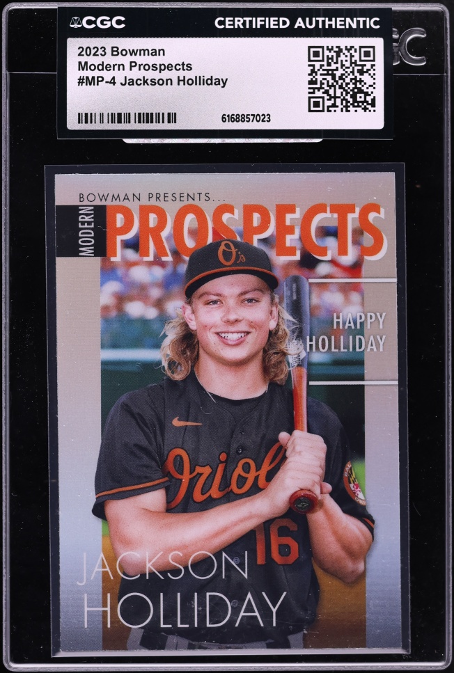 2023 Bowman Modern Jackson Holliday PROSPECT #MP-4 CGC AUTH
