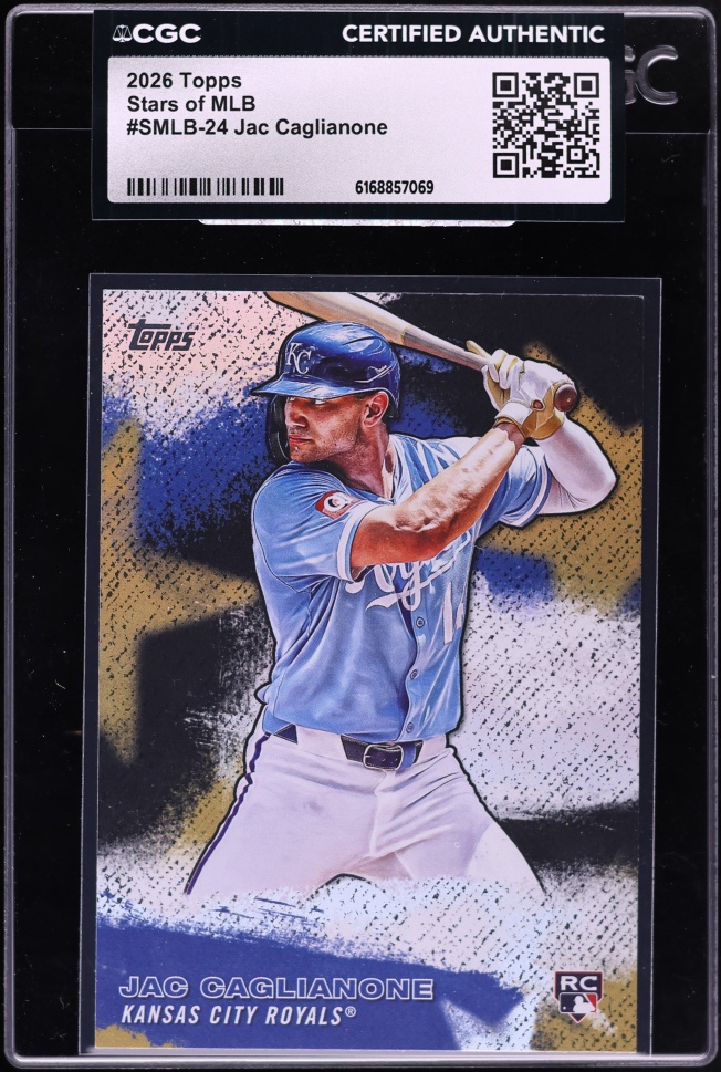2026 Topps Stars Of MLB Jac Caglianone ROOKIE #SMLB-24 CGC AUTH