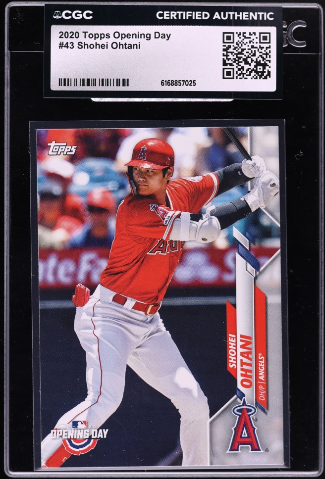 2020 Topps Opening Day Shohei Ohtani #43 CGC AUTH