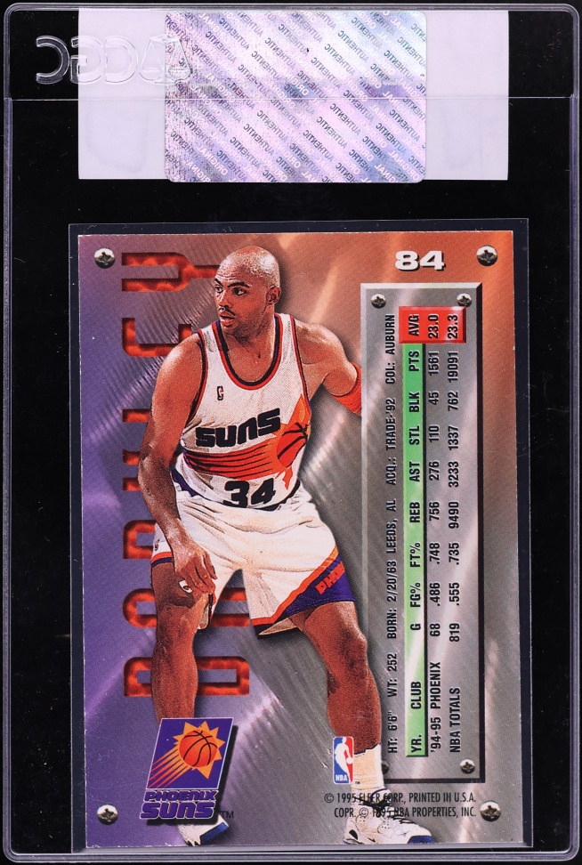 1995 Metal Silver Spotlight Charles Barkley #84 CGC AUTH