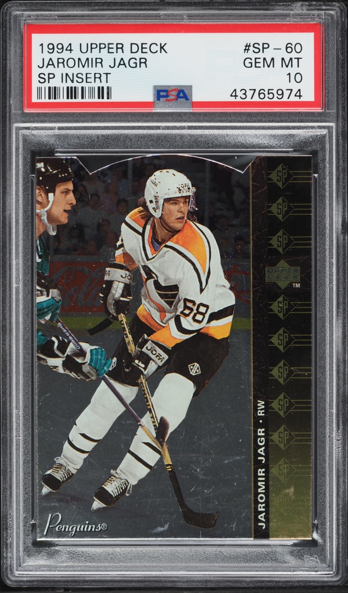 1994 Upper Deck SP Insert Die-Cut Jaromir Jagr #SP-60 PSA 10 GEM MINT