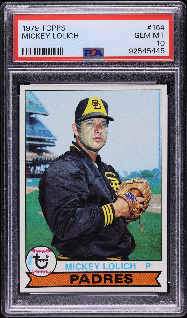 1979 Topps Mickey Lolich #164 PSA 10 GEM MINT