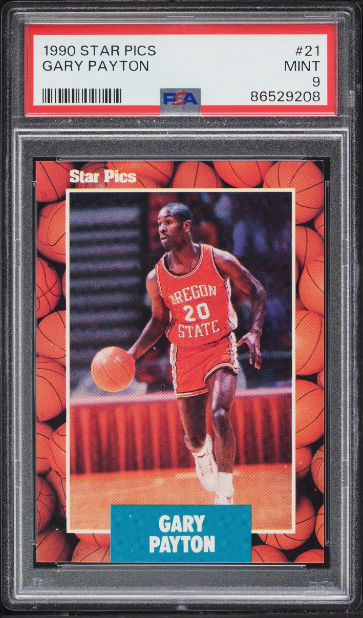 1990 Star Pics Gary Payton ROOKIE #21 PSA 9 MINT