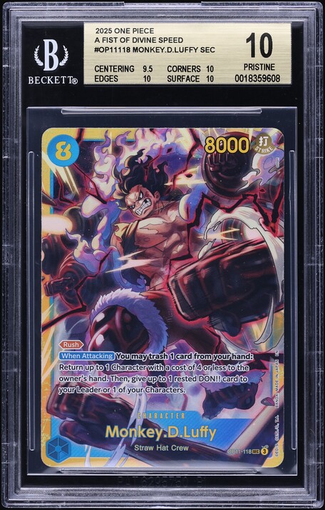 2025 One Piece Japanese A Fist Of Divine Speed Monkey D