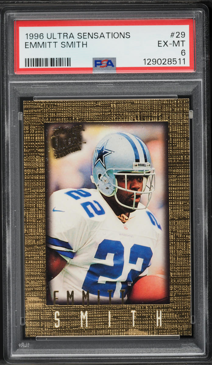 1996 Ultra Sensations Emmitt Smith #29 PSA 6 EXMT