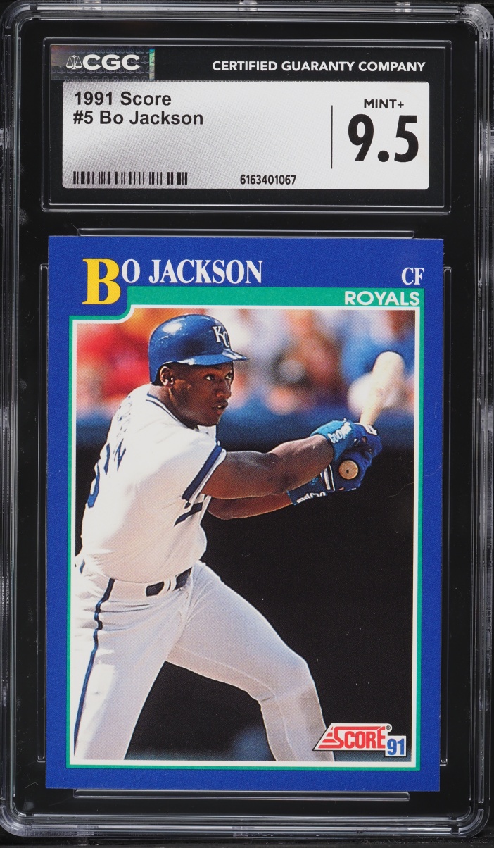 1991 Score Bo Jackson #5 CGC 9.5 MINT+