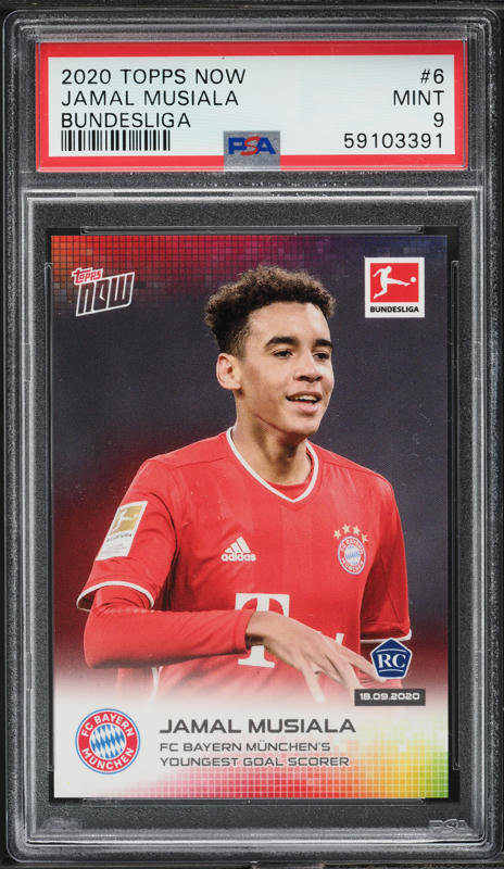 2020 Finest UEFA Champions League Refractor Jamal Musiala ROOKIE