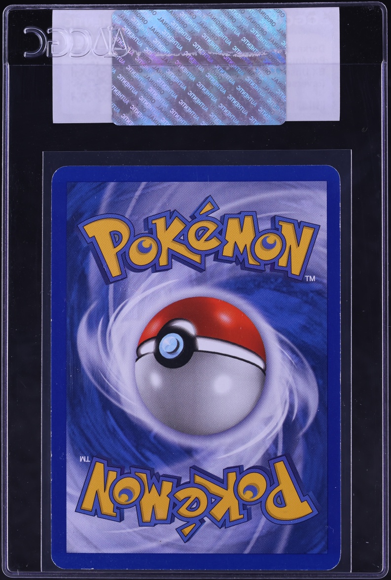 2005 Pokemon EX Unseen Forces Reverse Holo Inverted Layer Darkness Energy #96 CGC AUTH