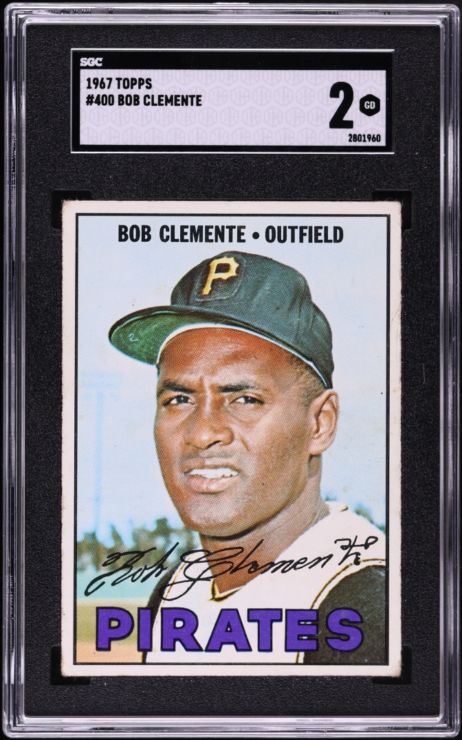 1967 Topps Roberto Clemente #400 SGC 2 GD