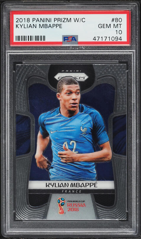 2018 Donruss Optic Soccer Kylian Mbappe ROOKIE #53 PSA 10 GEM MINT