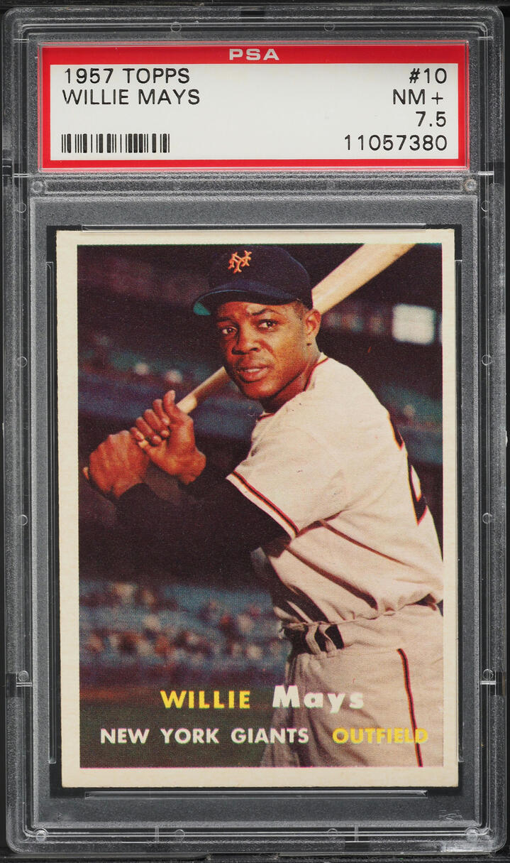1957 Topps Willie Mays #10 PSA 7.5 NRMT+