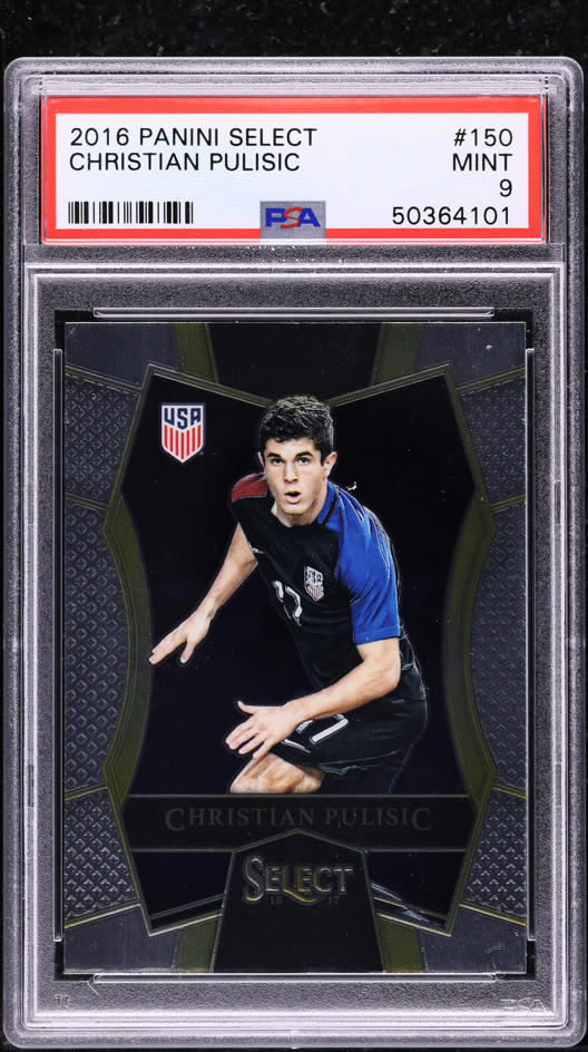 2016 Select Soccer Christian Pulisic ROOKIE #150 PSA 9 MINT on