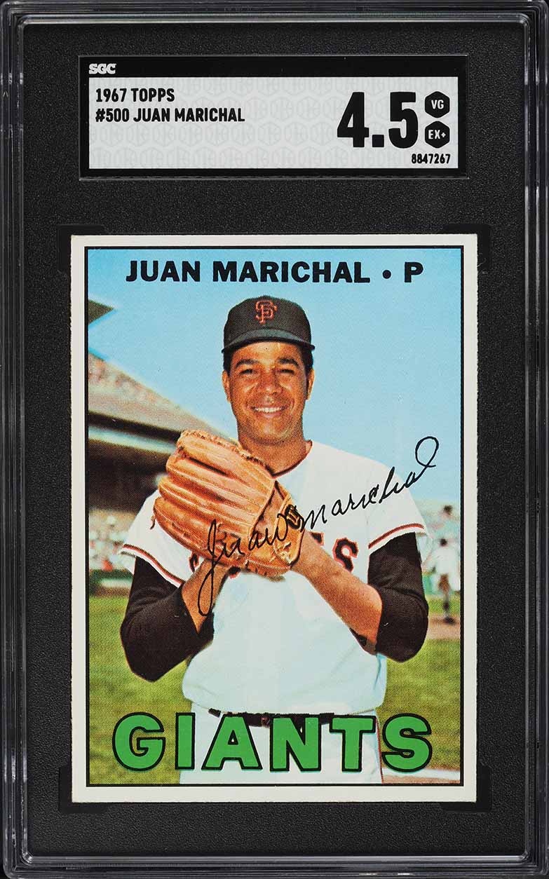 1967 Topps Juan Marichal #500 SGC 4.5 VGEX+