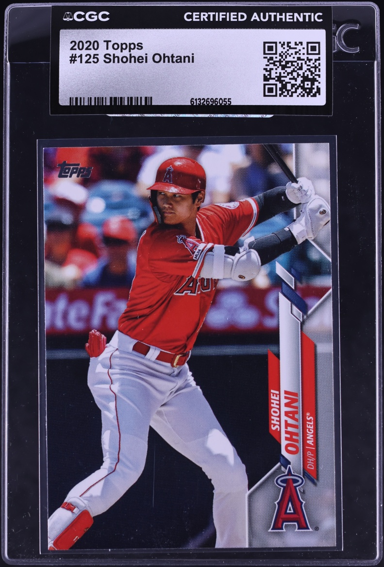 2020 Topps Shohei Ohtani #125 CGC AUTH
