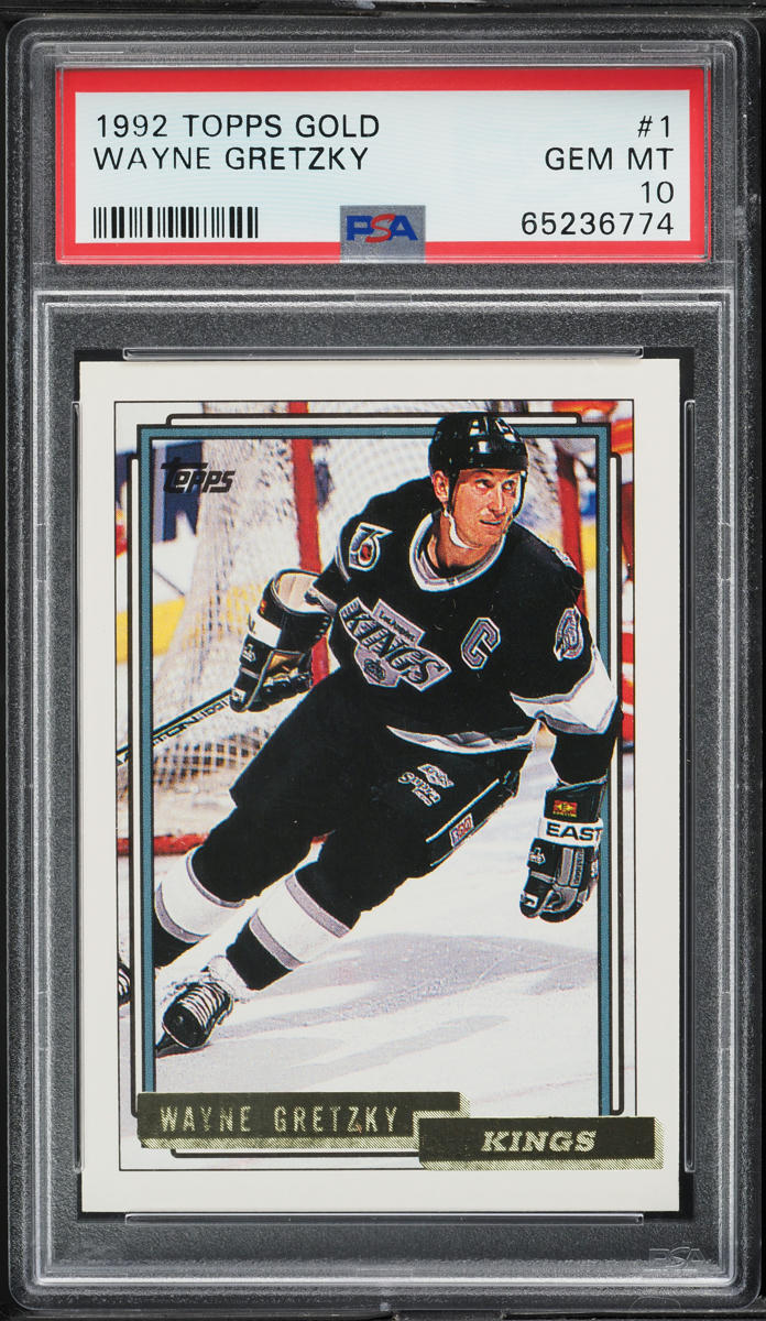 1992 Topps Gold Wayne Gretzky #1 PSA 10 GEM MINT