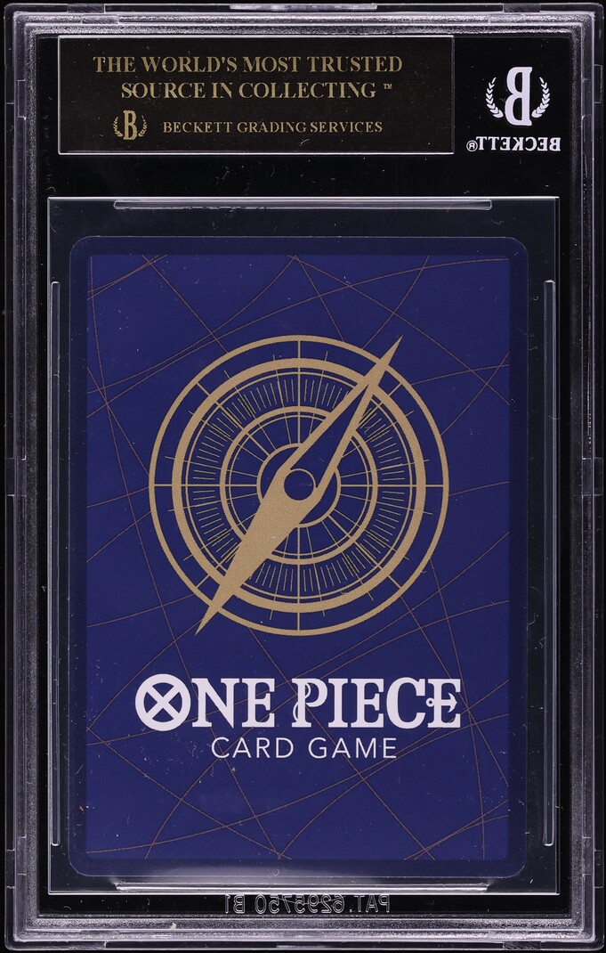2026 One Piece The Azure Sea's Seven SP Dracule Mihawk #OP12-030 BGS 10 BLACK LABEL