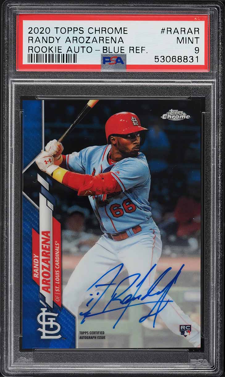 2020 Topps Chrome Prism Refractors #49 Randy Arozarena on Fanatics