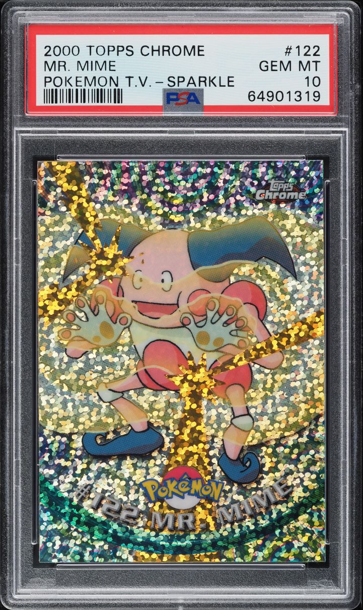 2000 Topps Chrome Pokemon Series 1 Sparkle Pikachu #25 PSA 10 GEM