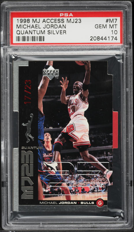 1998 Upper Deck Ionix HoloGrFx Michael Jordan Complete Set ALL PSA