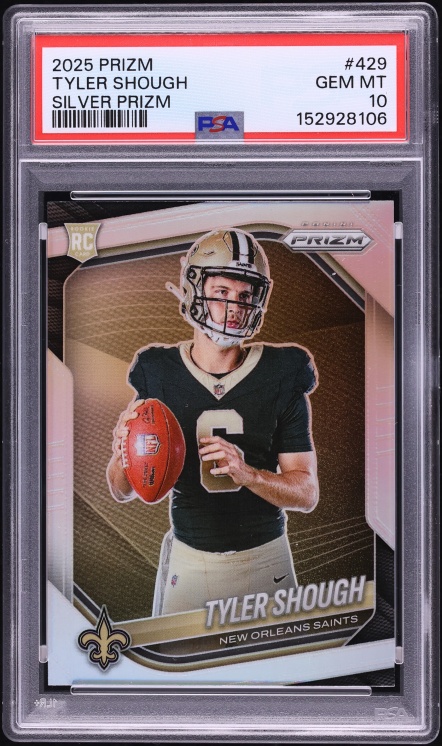 2025 Panini Prizm Silver Tyler Shough ROOKIE #429 PSA 10 GEM MINT