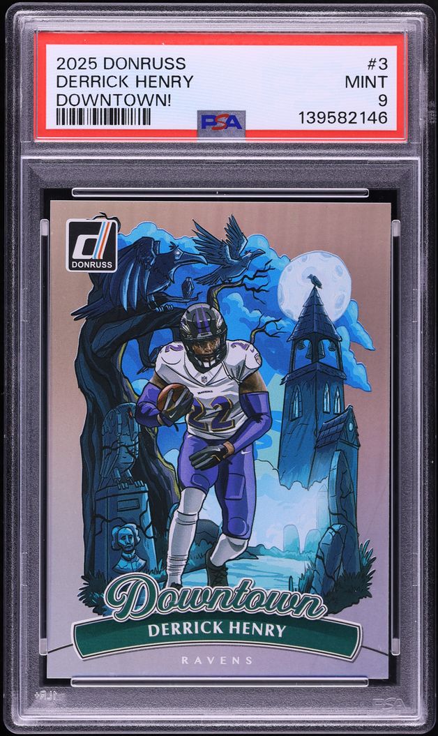 2025 Donruss Downtown Derrick Henry #3 PSA 9 MINT