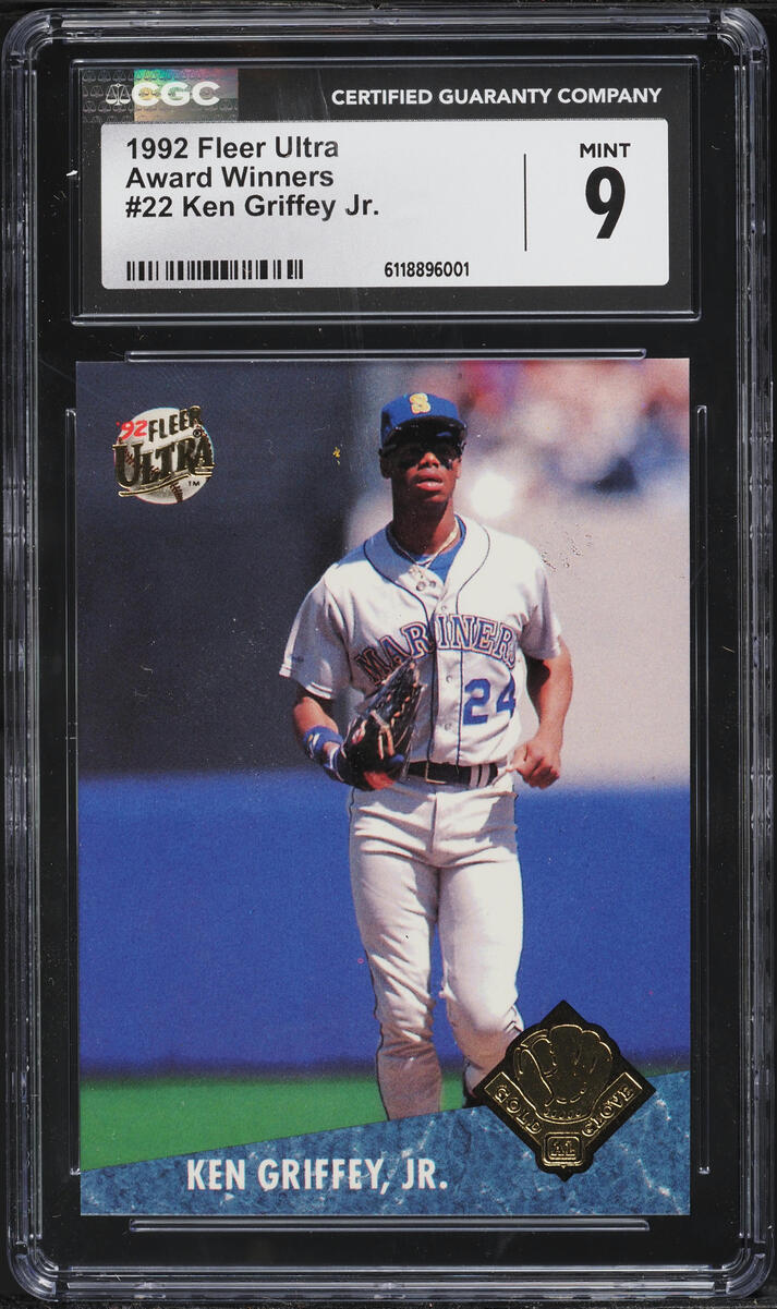 1992 Ultra Award Winners Ken Griffey Jr. #22 CGC 9 MINT