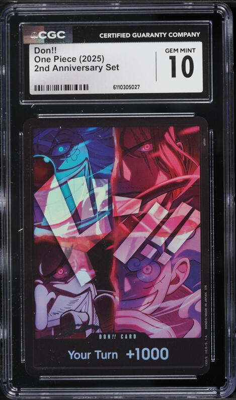 2026 One Piece The Azure Sea's Seven Gold Don!! CGC 10 PRISTINE on