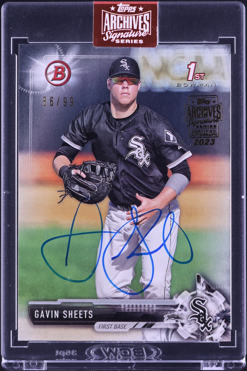 2023 Topps Archives Signature Series '17 Bowman Draft Gavin Sheets PROSPECT AUTO /99 #BD-85