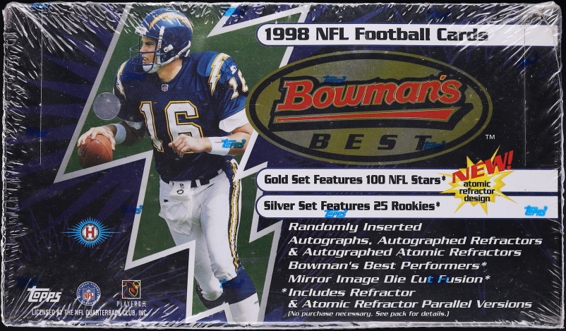 1998 Bowman's Best Football Sealed Hobby Box, 24ct Packs