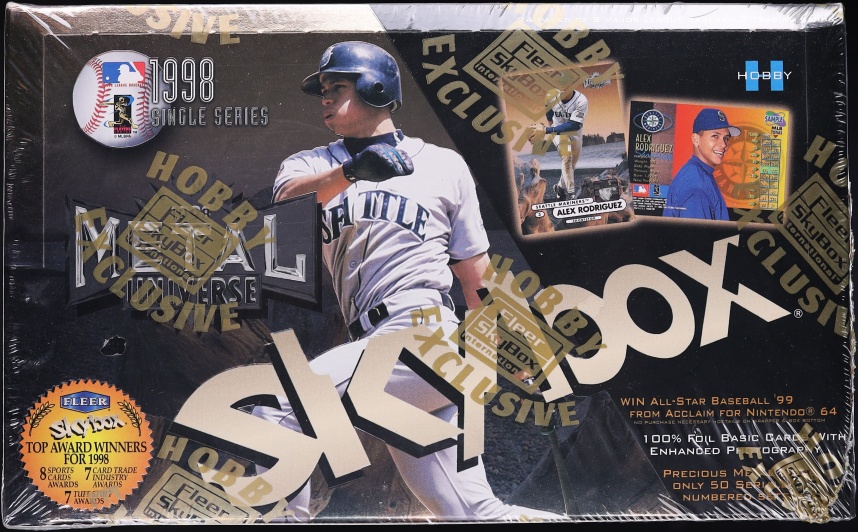 1998 Metal Universe Baseball Sealed Hobby Box, 24ct Packs