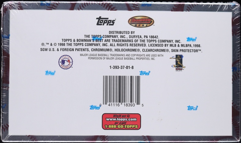 1998 Bowman's Best Baseball Sealed Hobby Box, 24ct Packs - Photo 2