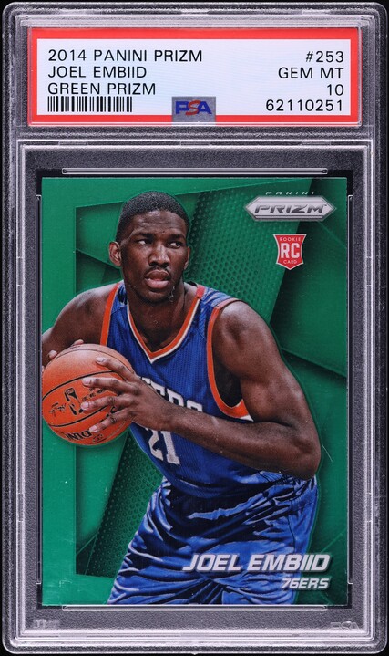 2014 Hoops Joel Embiid ROOKIE #263 PSA 9 MINT on Fanatics Collect