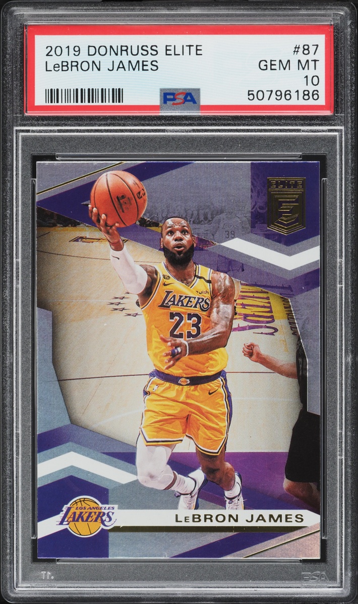 2019 Donruss Elite LeBron James #87 PSA 10 GEM MINT