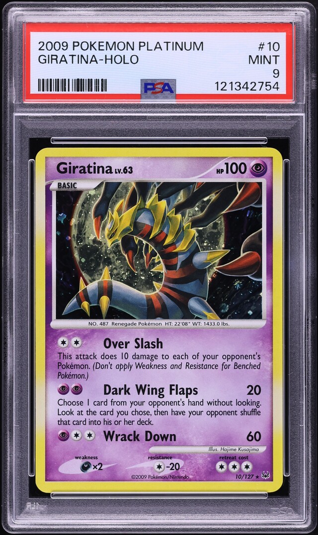 2009 Pokemon Platinum Holo Giratina #10 PSA 9 MINT
